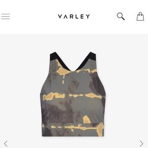 Varley Sherman Sports Bra in Golden Tie Dye